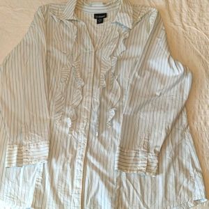 Lane bryant ladies cotton blouse